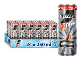 NESCAFE XPRESS ZERO BLACK 250 ML (24 ADET)