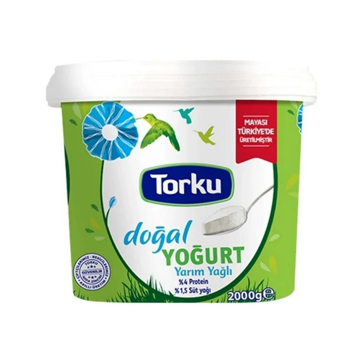 TORKU %1,5 YAĞLI HOMOJEN YOĞURT 2000 G