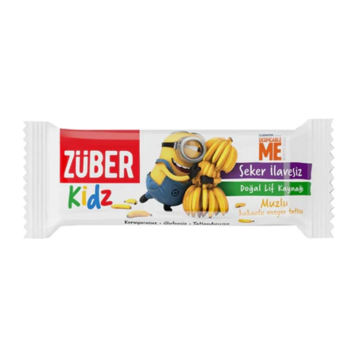  ZÜBER Kidz Muzlu Meyve Tatlısı 25gr  16 ADET