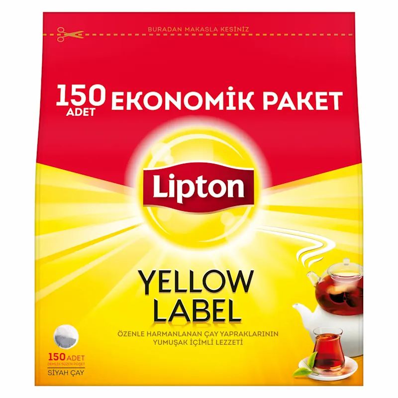 LİPTON YELLOW DEMLİK POŞET ÇAY 150 Lİ