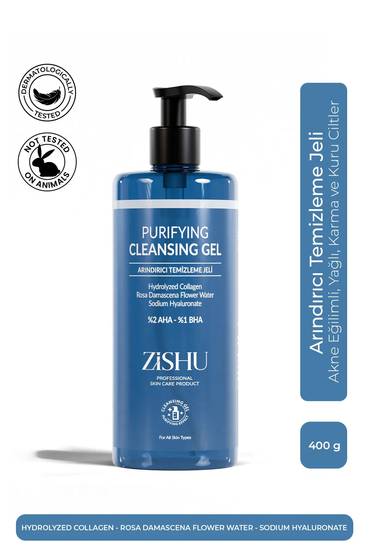ZİŞHU YÜZ TEMİZLEME JELİ 400 ML.