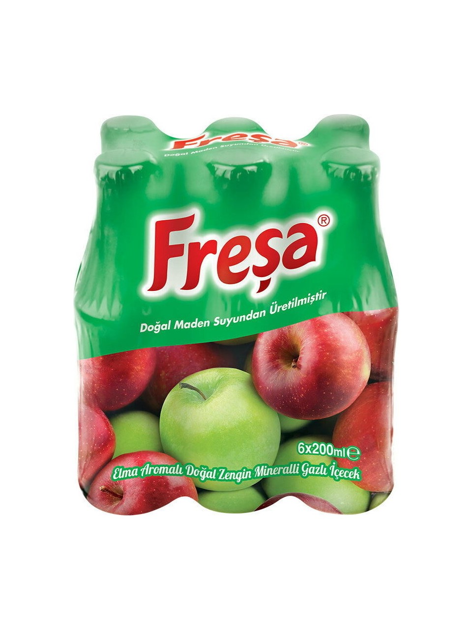 FREŞA ELMA AROMALI MADEN SUYU 200 ML (6 ADET)