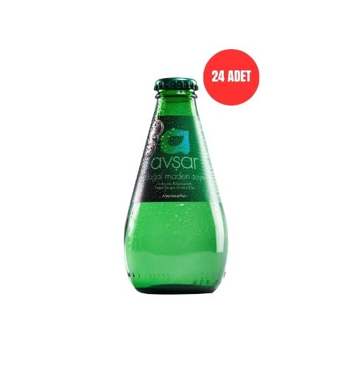 AVŞAR DOĞAL MADEN SUYU SADE 200 ML 24 ADET