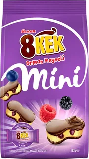 ÜLKER 8 KEK MİNİ ORMAN MEYV.162 GR