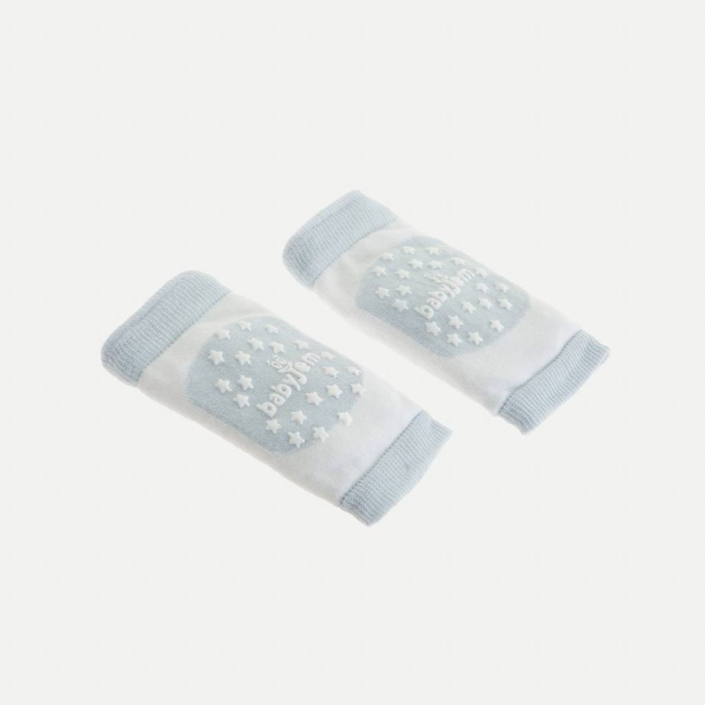  BABYJEM 586 EMEKLEME DİZLİĞİ ÖRGÜ MAVİ-58603