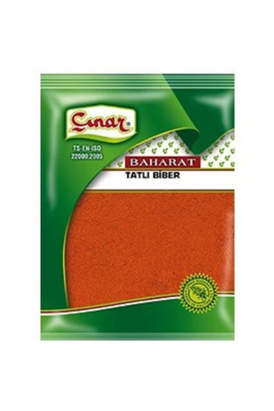 ÇINAR TOZ TATLI BİBER POŞET 50 GR