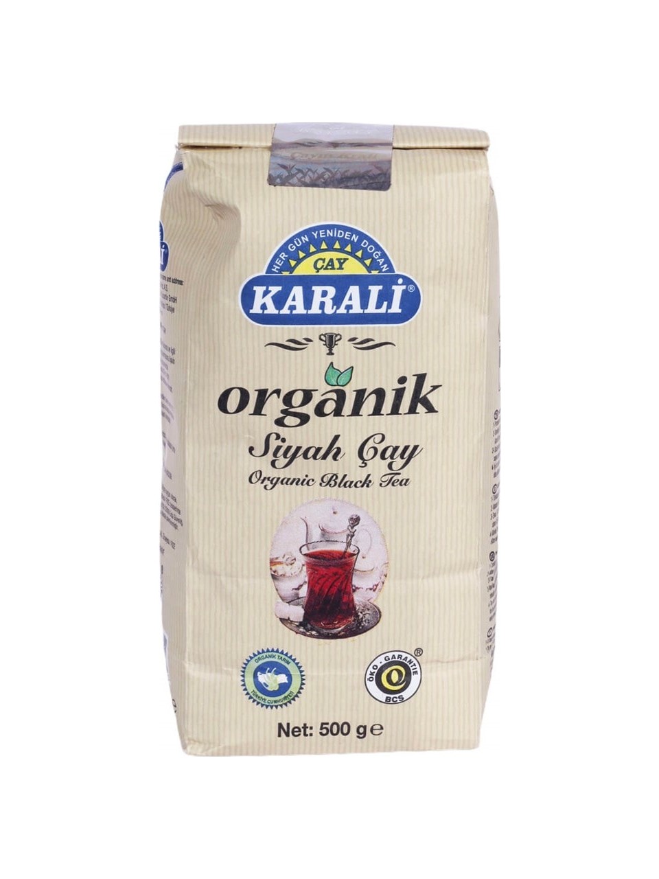 KARALİ ORGANİK SİYAH ÇAY 500 GR
