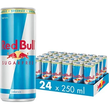 REDBULL ŞEKERSİZ 250 ML 24 ADET