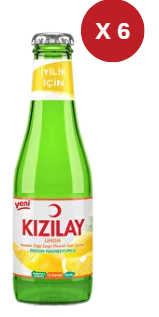 KIZILAY LİMONLU  C VİTAMİNLİ SODA 200 CC (6 ADET)