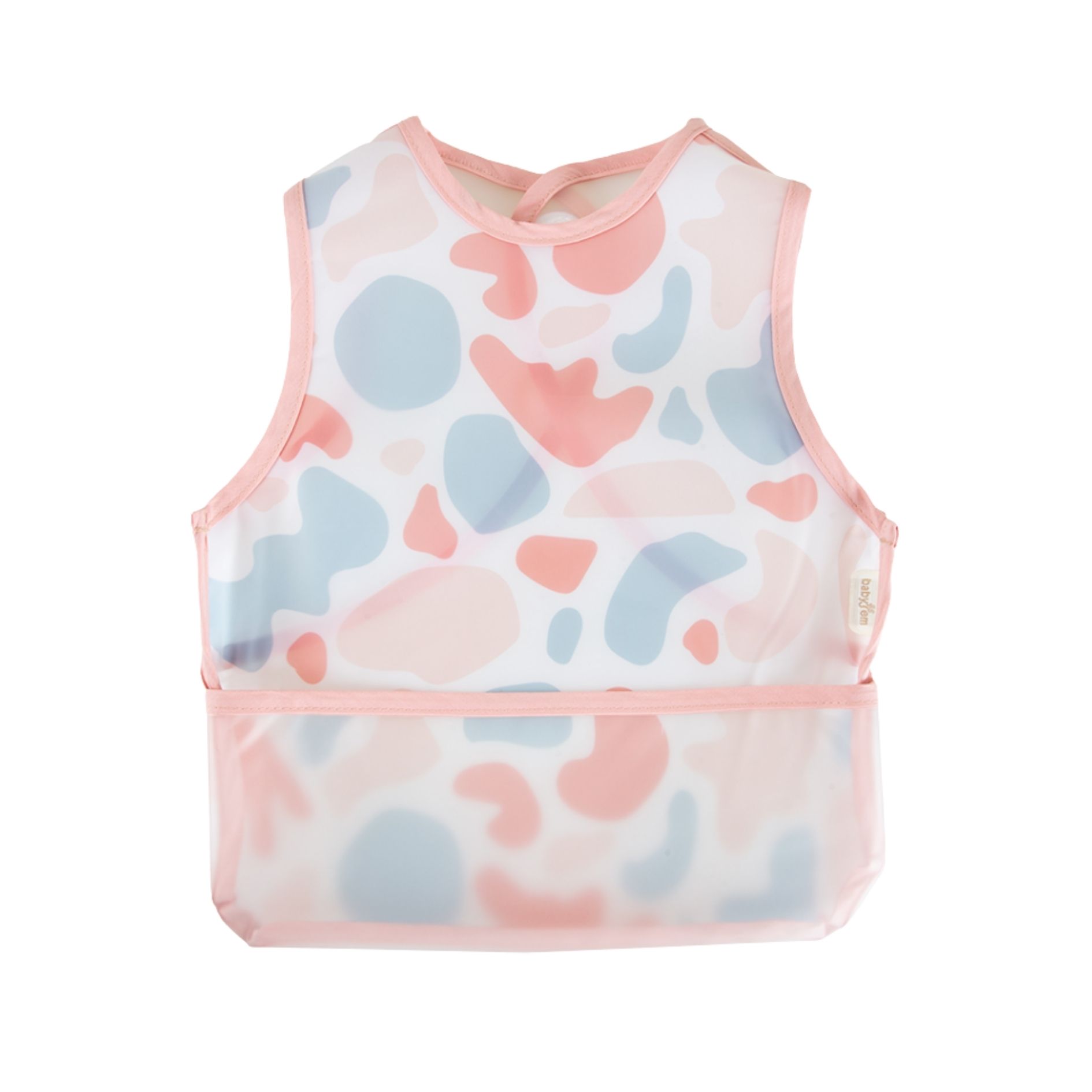  BABYJEM 839 LEKE TUTMAZ GİYMELİ ÖNLÜK PEMBE PUZZL