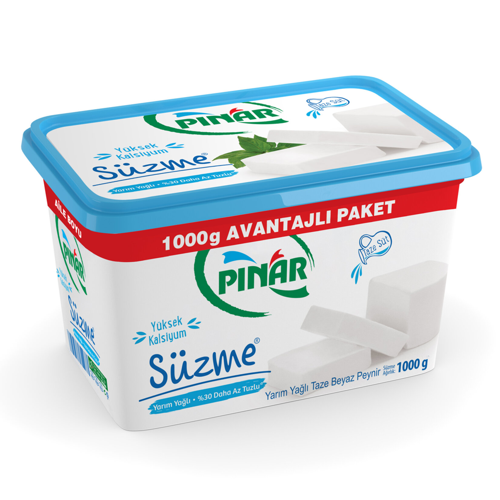 PINAR SÜZME PEYNİR Y.YAĞLI 1000 GR