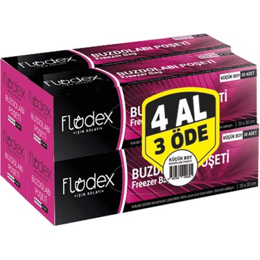 FLODEX BUZDOLABI POŞETİ KÜÇÜK  4 AL 3 ÖDE