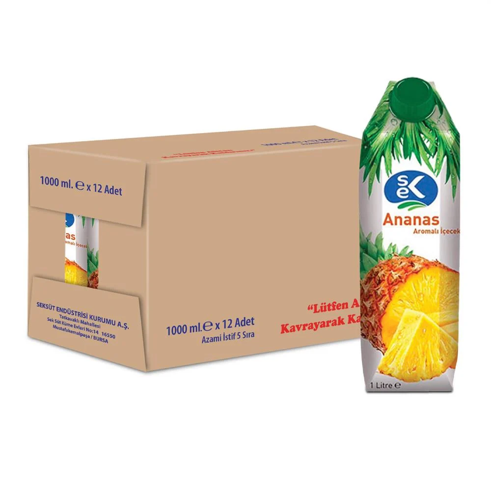 SEK MEYVE SUYU ANANAS AROMALI ICECEK 12 ADET