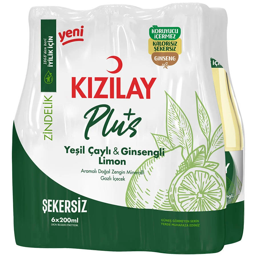 KIZILAY MEYVELİ YEŞİLÇAY LİMON 6 ADET