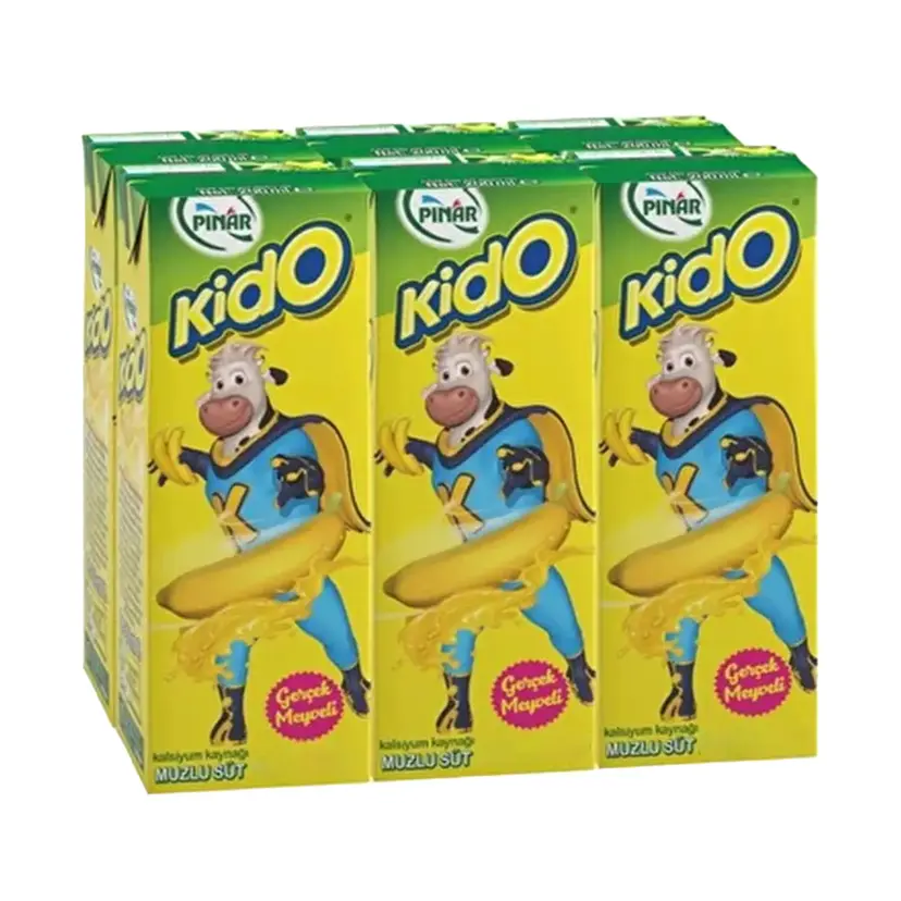 PINAR KİDO SÜT MUZLU 6 LI 180 ML