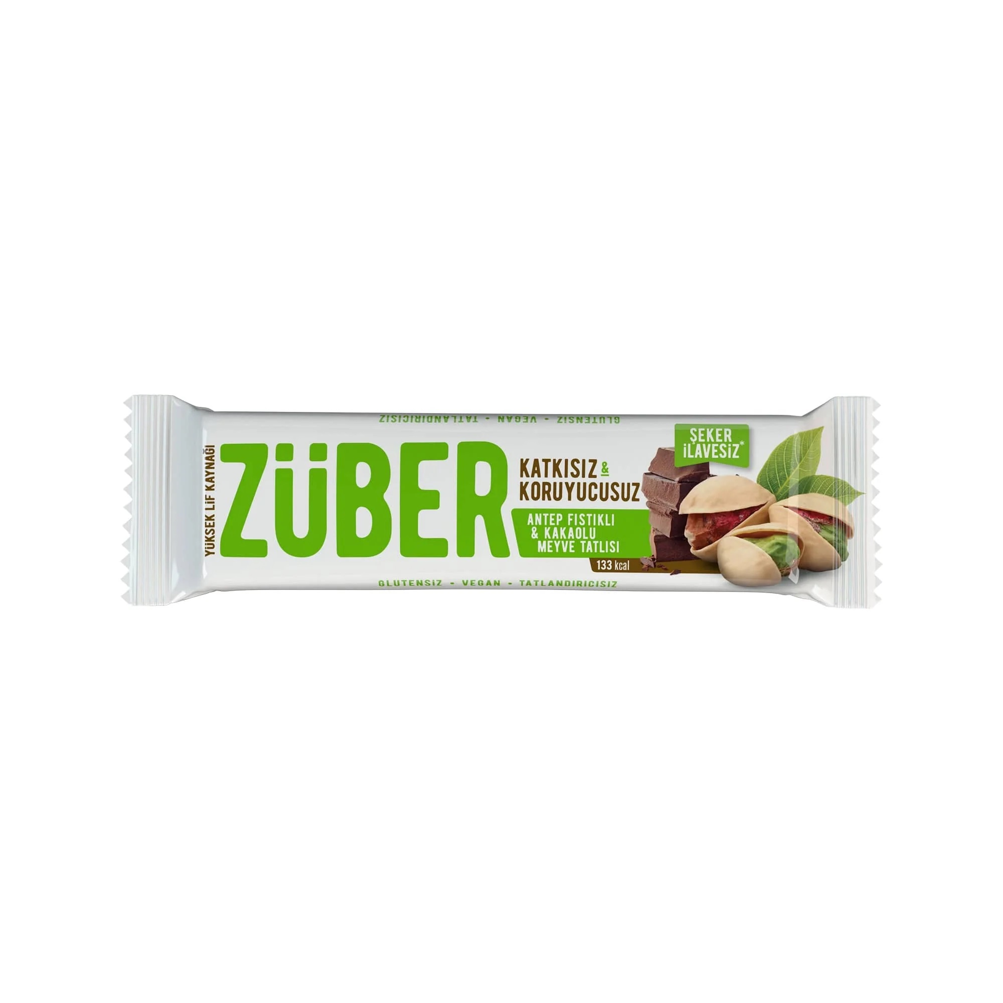  ZÜBER Antep Fıstık.ve Kak.Meyve Bar 40gr 12 ADET