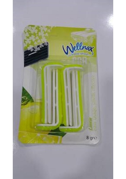WELLNAX KLİPS OTO FERAHLATICI LİMON 8GR