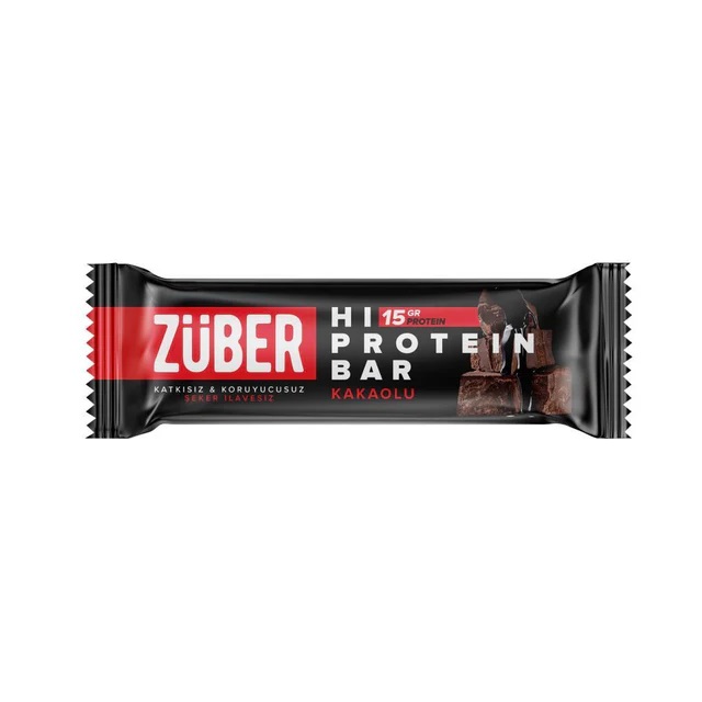  ZÜBER Kakaolu Hi-Protein Bar 45gr 12 ADET