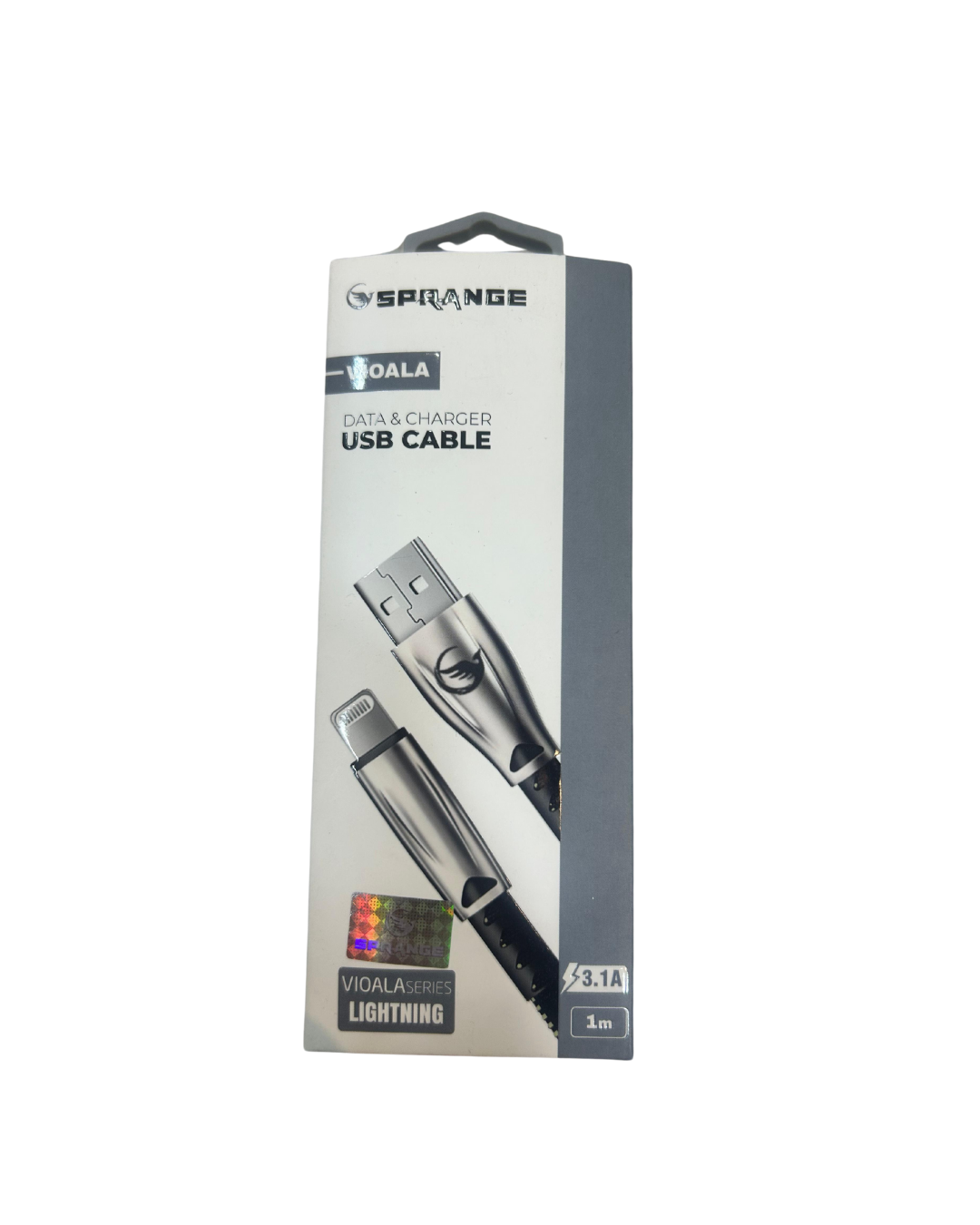 SPRANGE PDL-VİOALA 3.1A İPLİ METAL LİGHTNİNG TO TY