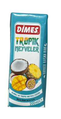 DİMES TROPİK MEYVELİ İÇECEK 200 ML