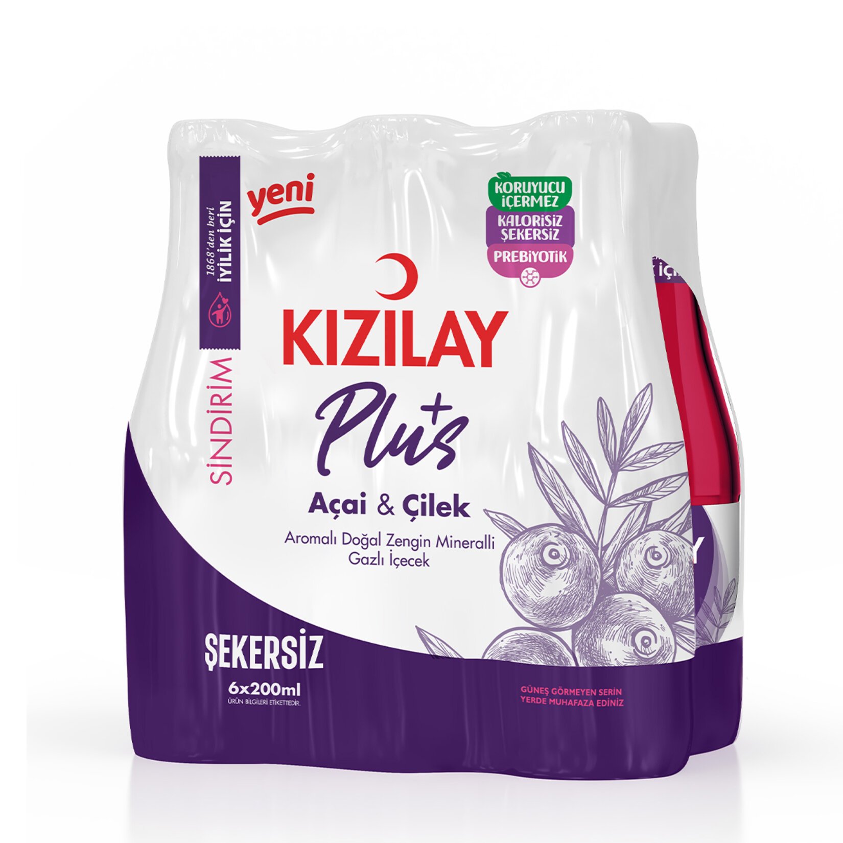 KIZILAY MEYVELİ AÇAİ  6'LI PAKET
