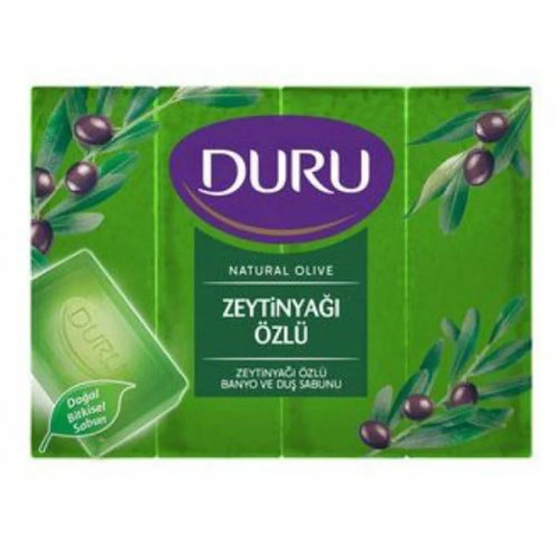 DURU NATUREL ZEYTİNYAĞLI SABUN 4*150 GR.