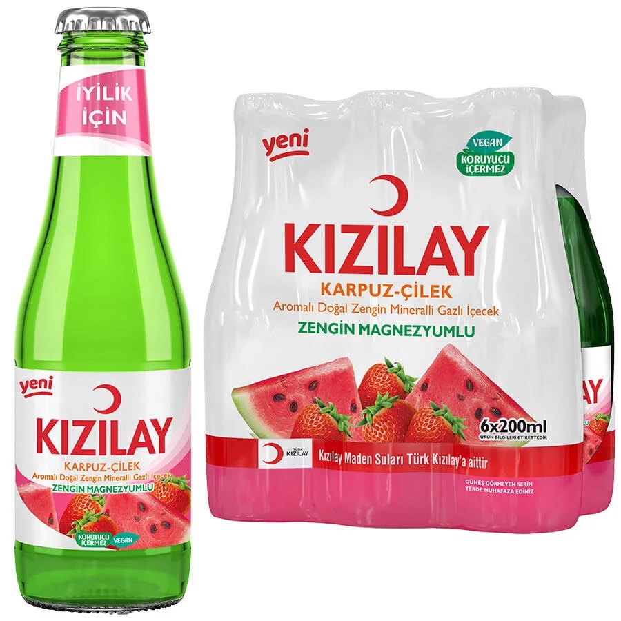 KIZILAY MEYVELİ KARPUZ&ÇİLEK 6 ADET
