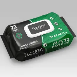 FLODEX ISLAK HAVLU 72 Lİ- GREEN GARDEN