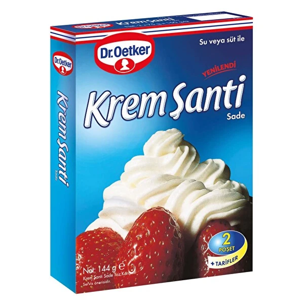 DR OETKER KREM ŞANTİ 144 GR.SADE (12 ADET)