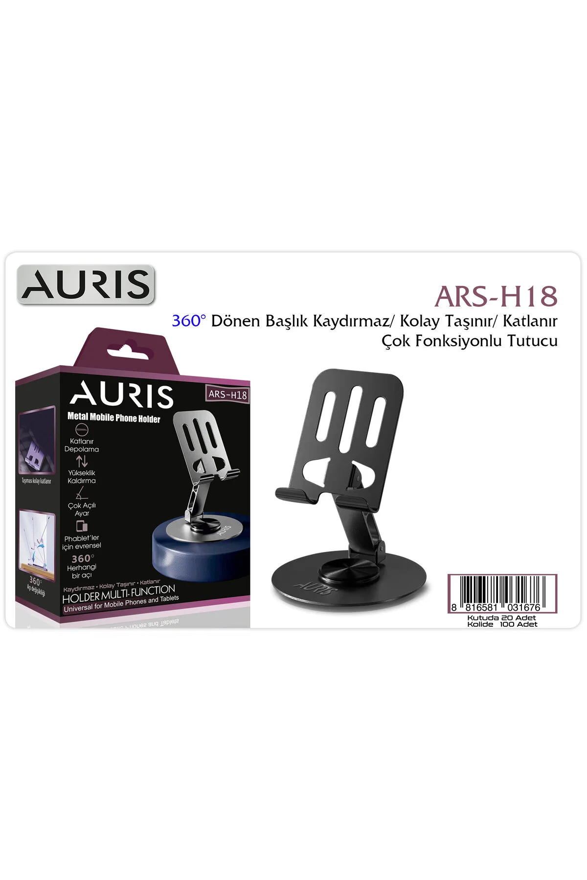 AURİS 360 TELEFON STANDI H18