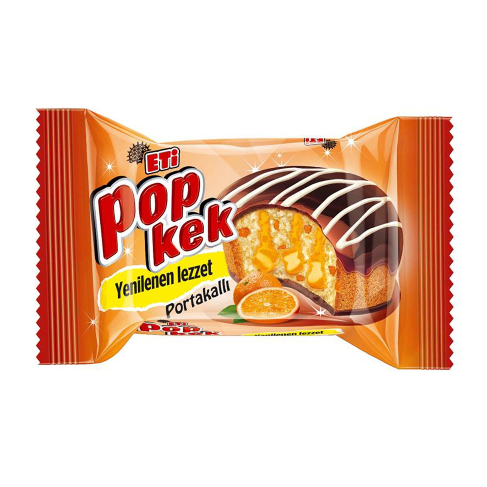 ETİ POPKEK PORTAKALLI  60 GR (24 ADET)