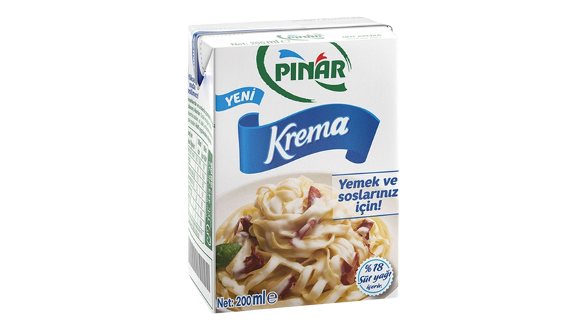 PINAR KREMA YAĞLI %18 1/5 200 ML
