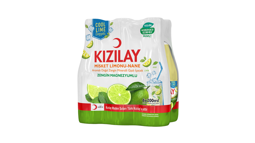 KIZILAY MEYVELİ MİSKET NANE LİMON 6 ADET