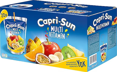 CAPRİSUN İÇECEK MULTİVİTAMİN 20 ADET