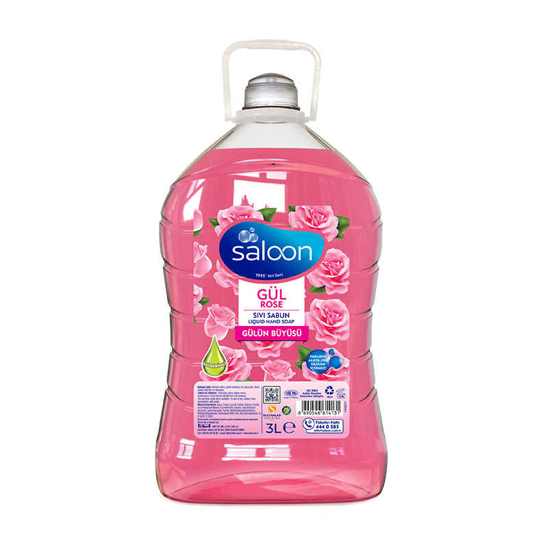 SALOON SIVI SABUN GÜL 3 LT