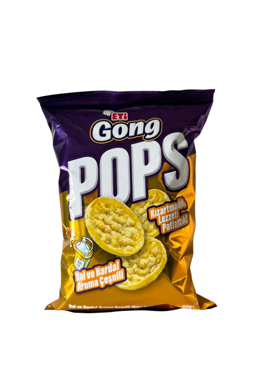 ETİ GONG POPS BAL & HARDALLI MISIR PATLAĞI 80 GR