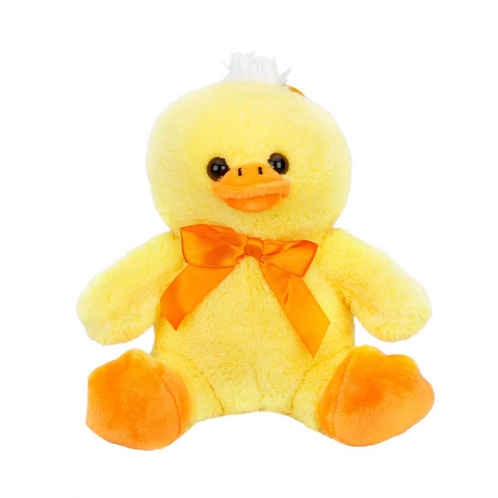 PELUŞ OTURAN ÖRDEK KURDELALI 20CM (S01001038)