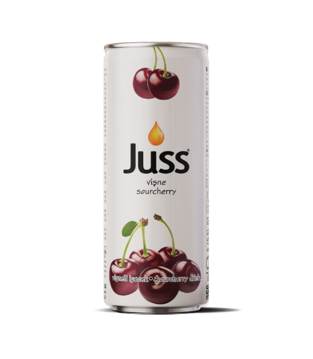JUSS İÇECEK VİŞNE TENEKE 250 ML
