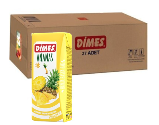 DİMES ANANAS AROMALI İÇECEK LEAF 200 ML 27 ADET