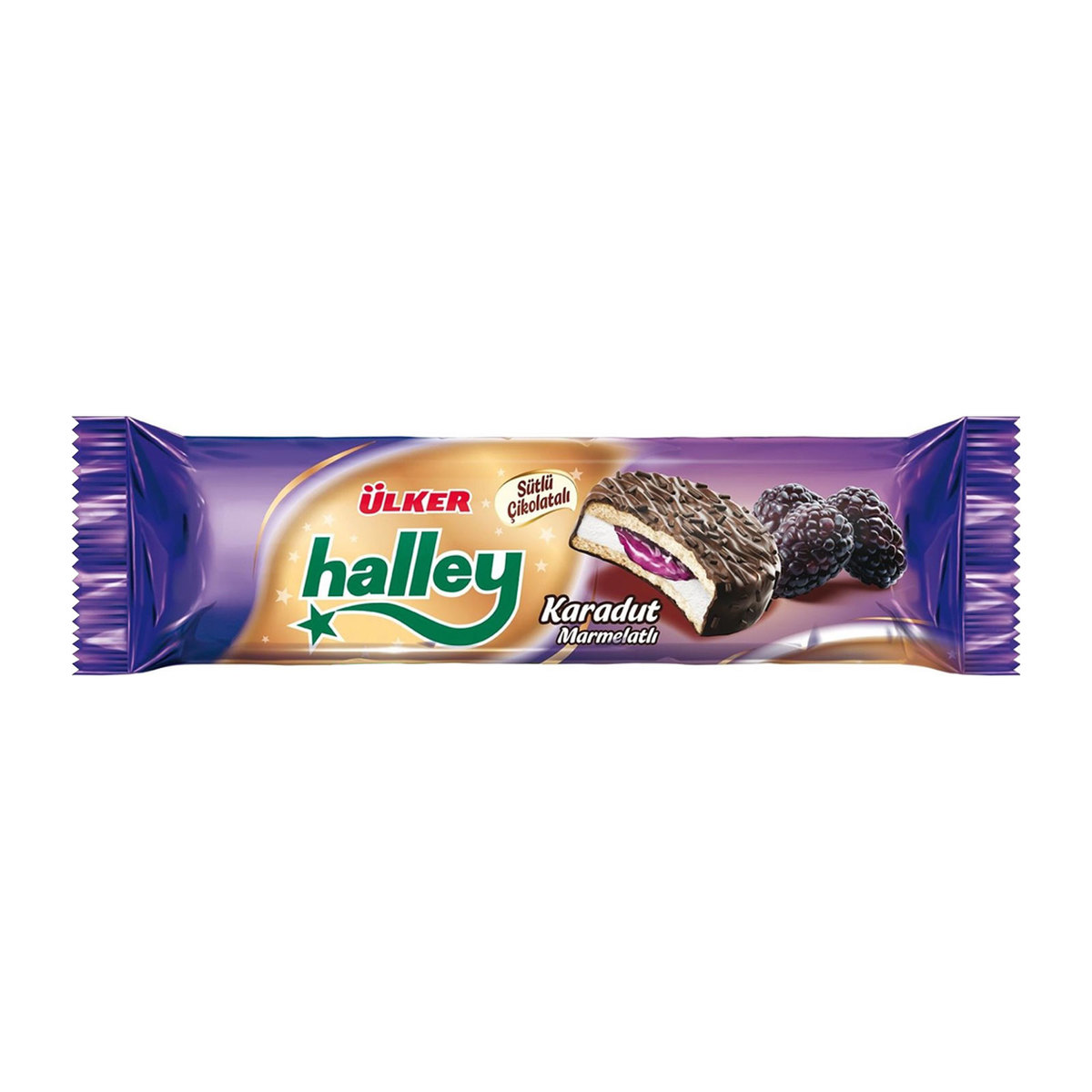 ÜLKER HALLEY MİNİ KARADUT DOLG.74 GR (24 ADET)